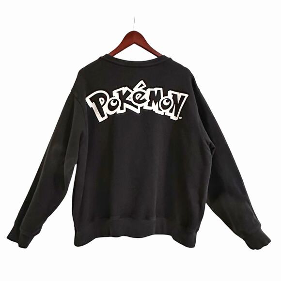 Levi’s x Pokemon Happy Pikachu Unisex Sweatshirt Large Spellout Limited Ed. - Picture 2 of 6